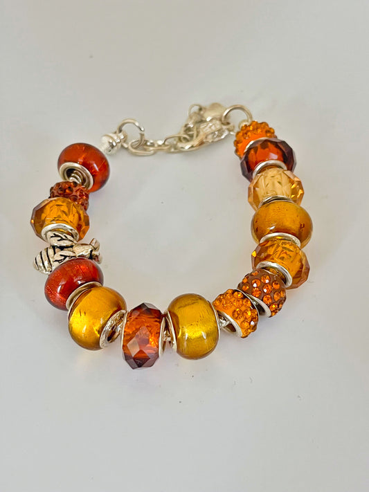 Bee-utiful snake chain bracelet